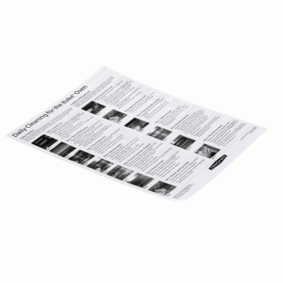 TurboChef DOC-1494-1 8-1/2 Inch Poster Daily Cleaning Bullet Oven