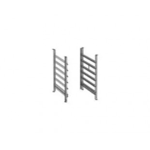 Rational 60.62.168 24 Inch Hinged Rack Stainless Steel for 7 Pans Rational 60.62.168 24 Inch Hinged Rack Stainless Steel for 7 Pans