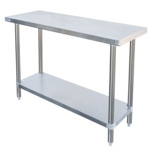 GSW USA WT-P1848US 18 Inch Stainless Steel Undershelf for Work Table