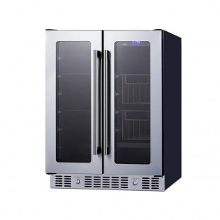 Summit ALFD24WBVPANTRY 23 Inch Undercounter Refrigerator Two-Section Dual Zone Summit ALFD24WBVPANTRY 23 Inch Undercounter Refrigerator Two-Section Dual Zone