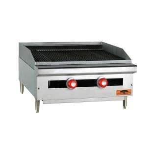 Copper Beech PCBRB-24 24 Inch Charbroiler Gas with Cast Iron Grate 60000 BTU