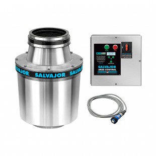 Salvajor 300-CA-WSP-P Disposer 3 Hp Water Saving Package with Operator Sensor