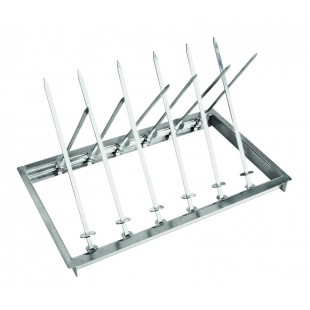Convotherm 3317571 Stainless Steel Spit Rack Without Skewers For 6.10,10.10,20.10