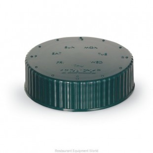 Vollrath 4902-191 Squeeze Bottle Cap Top with FIFO Date Indicator Vista Green