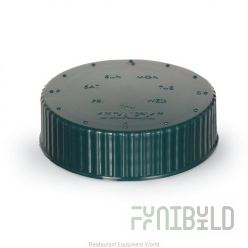 Vollrath 4902-191 Squeeze Bottle Cap Top with FIFO Date Indicator Vista Green