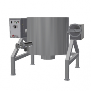 AccuTemp ALTLGB-30MV 30 Gallon Gas Tilting Kettle Mixer with 316 Stainless Steel Liner 67800 BTU AccuTemp ALTLGB-30MV 30 Gallon Gas Tilting Kettle Mixer with 316 Stainless Steel Liner 67800 BTU
