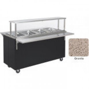 Vollrath 39731 60 Inch Hot Food Station Electric Portable with Breath Guard