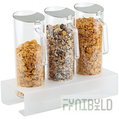 World Tableware APS 11974 Cereal Bar Set 7-piece 101-1/2 Oz. Per Pitcher