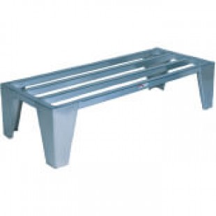 Winholt DRAL-3-1224 24 Inch Dunnage Rack Perforated One Tier Aluminum
