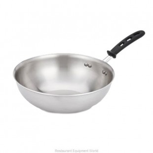 Vollrath 77754 14 Inch Diameter Wok Pan Induction Ready TriVent Handle Stainless Steel Vollrath 77754 14 Inch Diameter Wok Pan Induction Ready TriVent Handle Stainless Steel