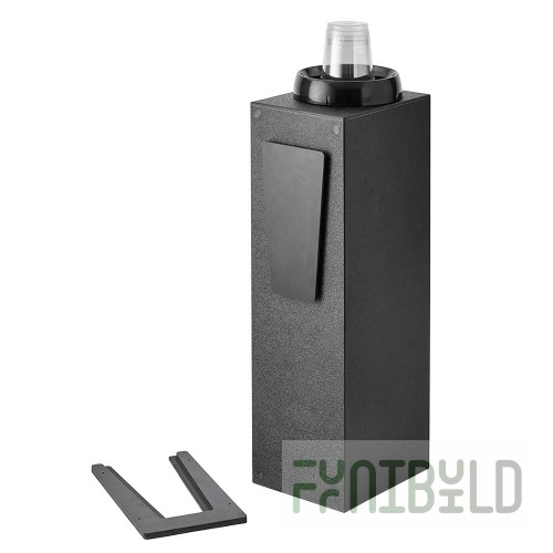 Vollrath 1VW-A 7 Inch Cup Dispenser ABS Plastic Wall Mount Single with Gaskets