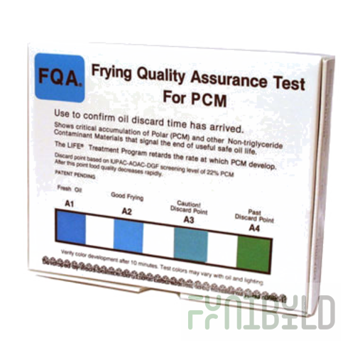 MirOil USA FQA7PCM Test Kit Fry Quality Assurance To Show Polar Contaminant Materials (PCM) As End Point Of Oil Use