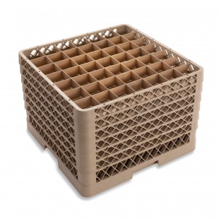 Vollrath TR9EEEEEE 19-3/4 Inch Full Size Glass Rack with 49 Compartments