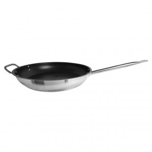 Thunder Group SLSFP4114 14 Inch Fry Pan Non-Stick Stainless Steel Welded Handle