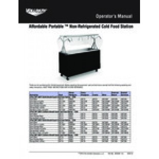 Vollrath 39716 60 Inch Non-Refrigerated Cold Food Station with Stainless Steel Top