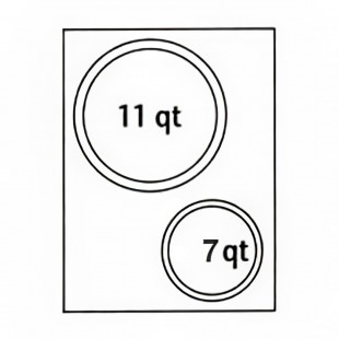 Nemco 66092 Adapter Plate 2-hole for 7 Quart and 11 Quart Inserts Nemco 66092 Adapter Plate 2-hole for 7 Quart and 11 Quart Inserts