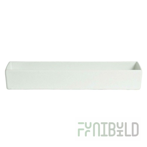 GET Enterprises COMP32-MOD 4.19 Qt Salad Bar Bowl Rectangular Aluminum with MOD Finish