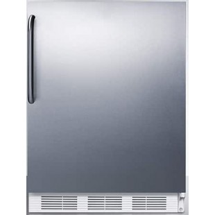 Summit FF7WBISSTB 24 Inch Undercounter Refrigerator 5.5 cu ft Built-in and Freestanding Summit FF7WBISSTB 24 Inch Undercounter Refrigerator 5.5 cu ft Built-in and Freestanding