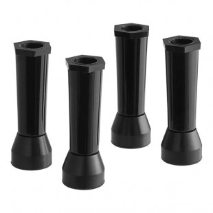 Spaceman 920.1.06.0001.P4 5 Inch Leg Stainless Steel Countertop Support 4 Packs
