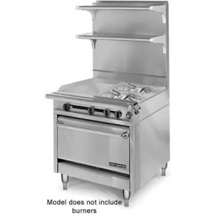 American Range HD34-17VG-1FT-O_LP 34 Inch Gas Range with 17 Inch Griddle and French Top 80000 BTU
