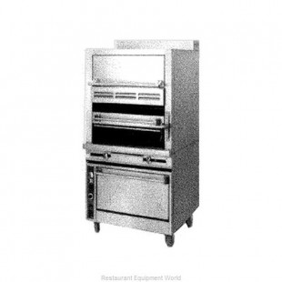 Jade Range JSHBR-36H-36C 36 Inch Gas Upright Radiant Broiler Stainless Steel with Convection Oven 120000 BTU Jade Range JSHBR-36H-36C 36 Inch Gas Upright Radiant Broiler Stainless Steel with Convection Oven 120000 BTU