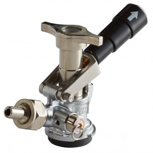 Micro Matic 7485BB D System Keg Coupler Chrome-plated Brass with Black Probe