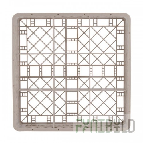 Vollrath TR10A-08 19-3/4 Inch Full Size Glass/Stemware Rack Open Bottom and Sidewall Co-polymer Plastic with Extender