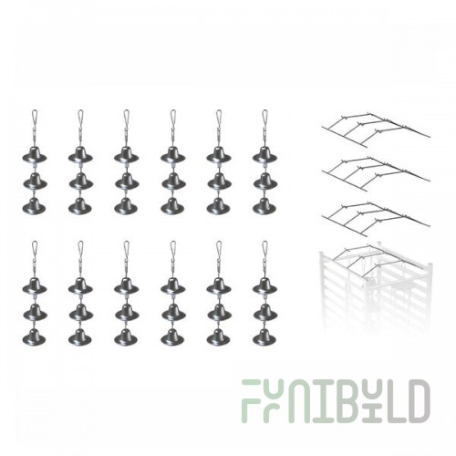 Wood Stone 000-318-001 Chicken Accessory Package for GVR with utensil racks and bell choirs