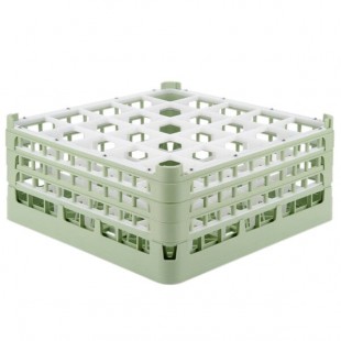 Vollrath 5277512 19-3/4 Inch Signature Compartment Rack Full Size NSF Polypropylene 25 Compartments Vollrath 5277512 19-3/4 Inch Signature Compartment Rack Full Size NSF Polypropylene 25 Compartments