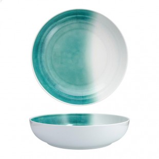 Fortessa MD.LACOTE.AM.02 9 Inch China Coupe Salad Plate Outdoor Amalfi