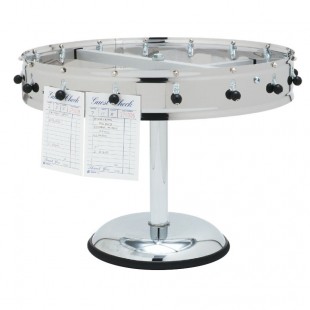 Carlisle 3812MP 14 Inch Pedestal Order Wheel Portable Stainless Steel with Adjustable Height Carlisle 3812MP 14 Inch Pedestal Order Wheel Portable Stainless Steel with Adjustable Height