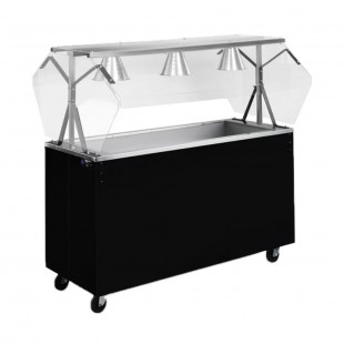 Vollrath 38738A 60 Inch Cold Food Station Non-refrigerated Stainless Steel with Storage