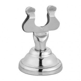 Alpine Industries ALP494-24-CRM 1 Inch Menu Card Holder and Number Stand Pack of 24