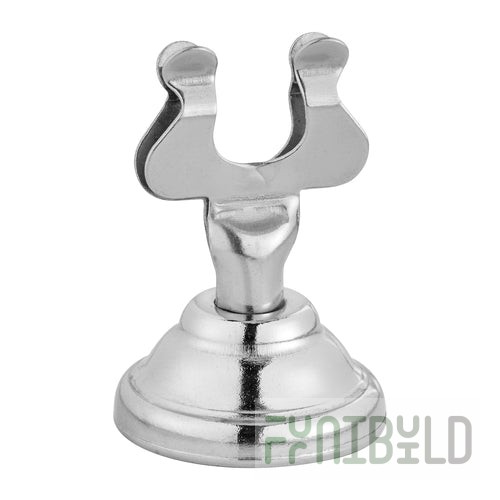 Alpine Industries ALP494-24-CRM 1 Inch Menu Card Holder and Number Stand Pack of 24