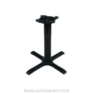 John Boos 2099B-X 24 Inch Table Base Cast Iron Oblong Support Black Finish