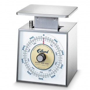 Edlund MDR-1000 OP 1000 gm Metric Portion Dial Scale Stainless Steel Counter Model