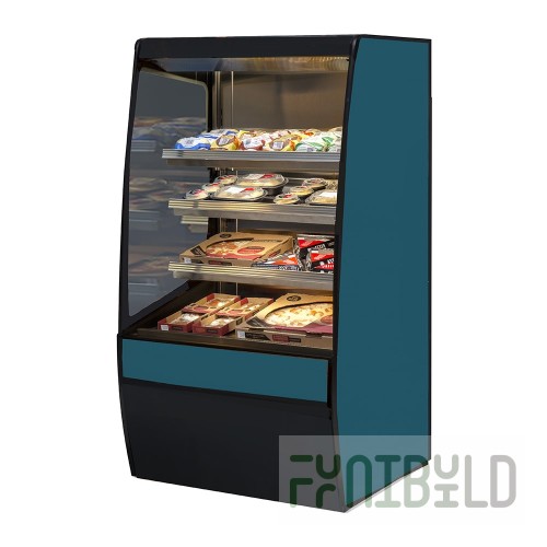 Federal Industries VHSS4860S-SLD 47 Inch Heated Display Case Stainless Steel and Slide-in