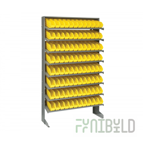Quantum QPRS-100_YELLOW Pick Rack Sloped Single-sided