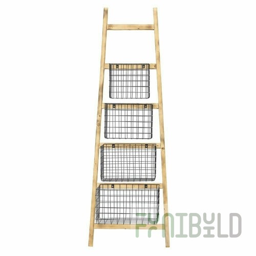 Hubert 97640 Basket Display Ladder 4-tier 23-1/2