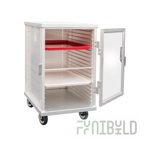 New Age Industrial 50929 20 Inch Mobile Transport Cabinet Aluminum Construction