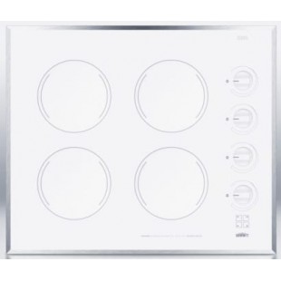 Summit CR424WH 24 Inch Electric Radiant Cooktop 4 Burner with E.G.O. Summit CR424WH 24 Inch Electric Radiant Cooktop 4 Burner with E.G.O.