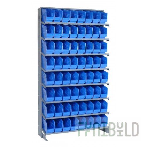 Quantum QPRS-203_BLUE Pick Rack Sloped Single-sided