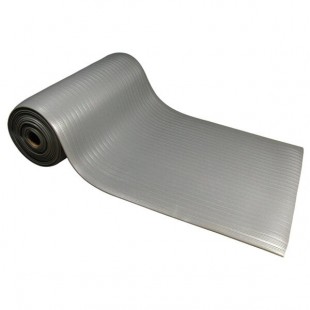 Notrax T42R0336GY 36 Inch Ribbed Foam Vinyl Anti-Fatigue Floor Mat Silver Notrax T42R0336GY 36 Inch Ribbed Foam Vinyl Anti-Fatigue Floor Mat Silver