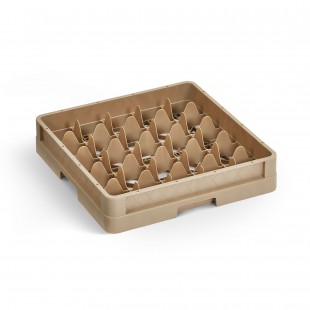 Vollrath CR8DD Full Size Dishwasher Rack Glass Compartment Beige 16 with Extenders Vollrath CR8DD Full Size Dishwasher Rack Glass Compartment Beige 16 with Extenders