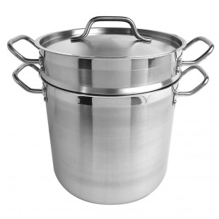 Thunder Group SLDB4012 12 Quart Double Boiler with Stainless Steel Construction
