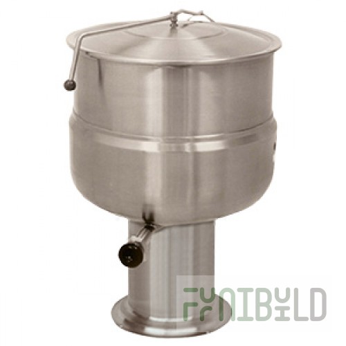 Market Forge F-20P 316 Stainless Steel Kettle Direct Steam Pedestal Base
