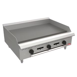 BakeMax BATG36 36 Inch Gas Griddle Countertop with Thermostatic Controls 90000 BTU BakeMax BATG36 36 Inch Gas Griddle Countertop with Thermostatic Controls 90000 BTU