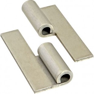 Texican Specialty TSP-134L Left Hand Loading Door Hinge with Backing Plate and Rivets Stainless Steel Texican Specialty TSP-134L Left Hand Loading Door Hinge with Backing Plate and Rivets Stainless Steel