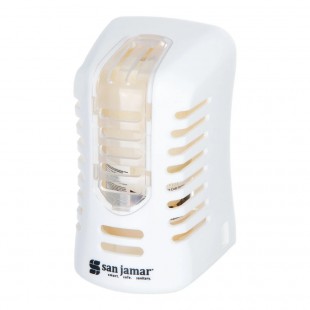 San Jamar WP9070WHCL 4-5/8 Inch Twist Passive Dispenser Air Freshener Battery Free San Jamar WP9070WHCL 4-5/8 Inch Twist Passive Dispenser Air Freshener Battery Free