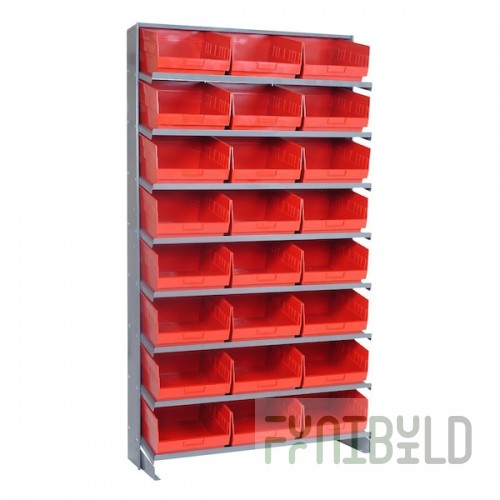 Quantum QPRS-210_RED Pick Rack Sloped Single-sided
